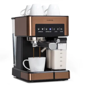 Machine à café expresso Klarstein Arabica 1350W 20 bars en cuivre