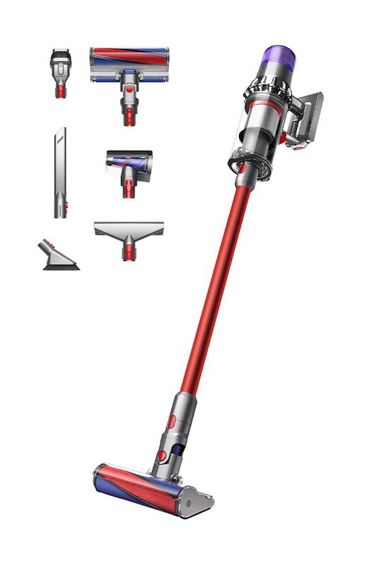 Aspirateur Dyson V11 Fluffy, nickel/rouge