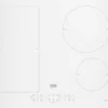 Plaque de cuisson à induction encastrable Beko HII64200FMTW 60 cm, blanche, 4 zones