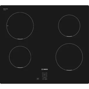 Plaque de cuisson à induction Bosch Série 2 PUG611AA5E noire 60 cm avec 4 zones de cuisson