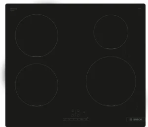 Plaque de cuisson Bosch Série 4 PUE611BB5E Noire encastrable 60 cm Zone à induction 4 zones