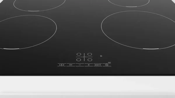 Plaque de cuisson Bosch Série 4 PUE611BB5E Noire encastrable 60 cm Zone à induction 4 zones