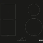 Plaque de cuisson à induction Bosch Série 4 PVS61RBB5E noire 60 cm encastrable avec 4 zones