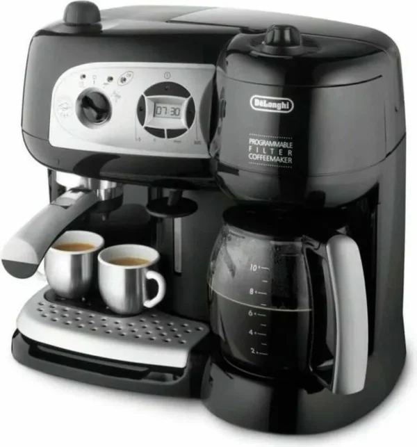 De'Longhi BCO264.1 - Machine à café expresso combinée, 1750 W, 1,2 L, noire