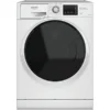 Lave-linge séchant HOTPOINT NDB 964489 WDA IT, chargement frontal, capacité de lavage 9 kg, capacité de séchage 6 kg, 16 programmes, profondeur 54 cm, blanc, classe énergétique A + lot de 4 pieds anti-vibrations KOENIC pour lave-linge + désodorisant d'intérieur MELICONI ECO PARFUM FRESH MUSK