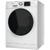 Lave-linge séchant HOTPOINT NDB 964489 WDA IT, chargement frontal, capacité de lavage 9 kg, capacité de séchage 6 kg, 16 programmes, profondeur 54 cm, blanc, classe énergétique A + lot de 4 pieds anti-vibrations KOENIC pour lave-linge + désodorisant d'intérieur MELICONI ECO PARFUM FRESH MUSK