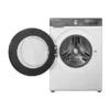 Lave-linge séchant HISENSE WD3S1043BW7, chargement frontal, capacité de lavage 10,5 kg, capacité de séchage 6 kg, 19 programmes, profondeur 59 cm, blanc/argent, classe énergétique A + lot de 4 pieds anti-vibrations KOENIC pour lave-linge + désodorisant d'intérieur MELICONI ECO PARFUM FRESH MUSK