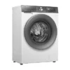 Lave-linge séchant HISENSE WD3S1043BW7, chargement frontal, capacité de lavage 10,5 kg, capacité de séchage 6 kg, 19 programmes, profondeur 59 cm, blanc/argent, classe énergétique A + lot de 4 pieds anti-vibrations KOENIC pour lave-linge + désodorisant d'intérieur MELICONI ECO PARFUM FRESH MUSK