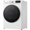 Lave-linge séchant LG AI DD D4R7011TSWG, chargement frontal, capacité de lavage 11 kg, capacité de séchage 6 kg, 13 programmes, profondeur 56,5 cm, blanc, classe énergétique A + lot de 4 pieds anti-vibrations KOENIC pour lave-linge + désodorisant d'intérieur MELICONI ECO PARFUM FRESH MUSK