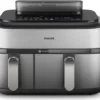 Friteuse à air chaud Philips Série 5000, 9 L, 1,4 kg, Rapid Air, 40 °C, 200 °C