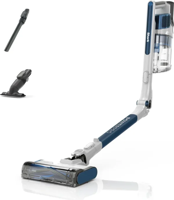 Aspirateur balai Shark IZ380EU, sans sac, métallisé, bleu marine, 0,7 l, plastique, aluminium